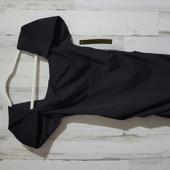 NICOLE MILLER 1990's RUCHED COCKTAIL DRESS - Picture 1 of 13